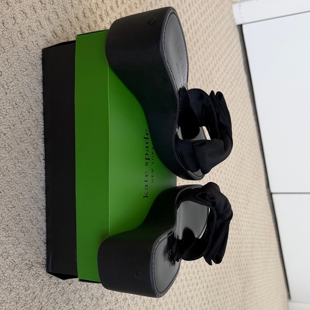 kate spade Black Bikini Wedge - Picture 3 of 5